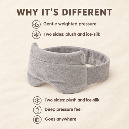 Velvetdrift Dual-Side Weighted Sleep Mask