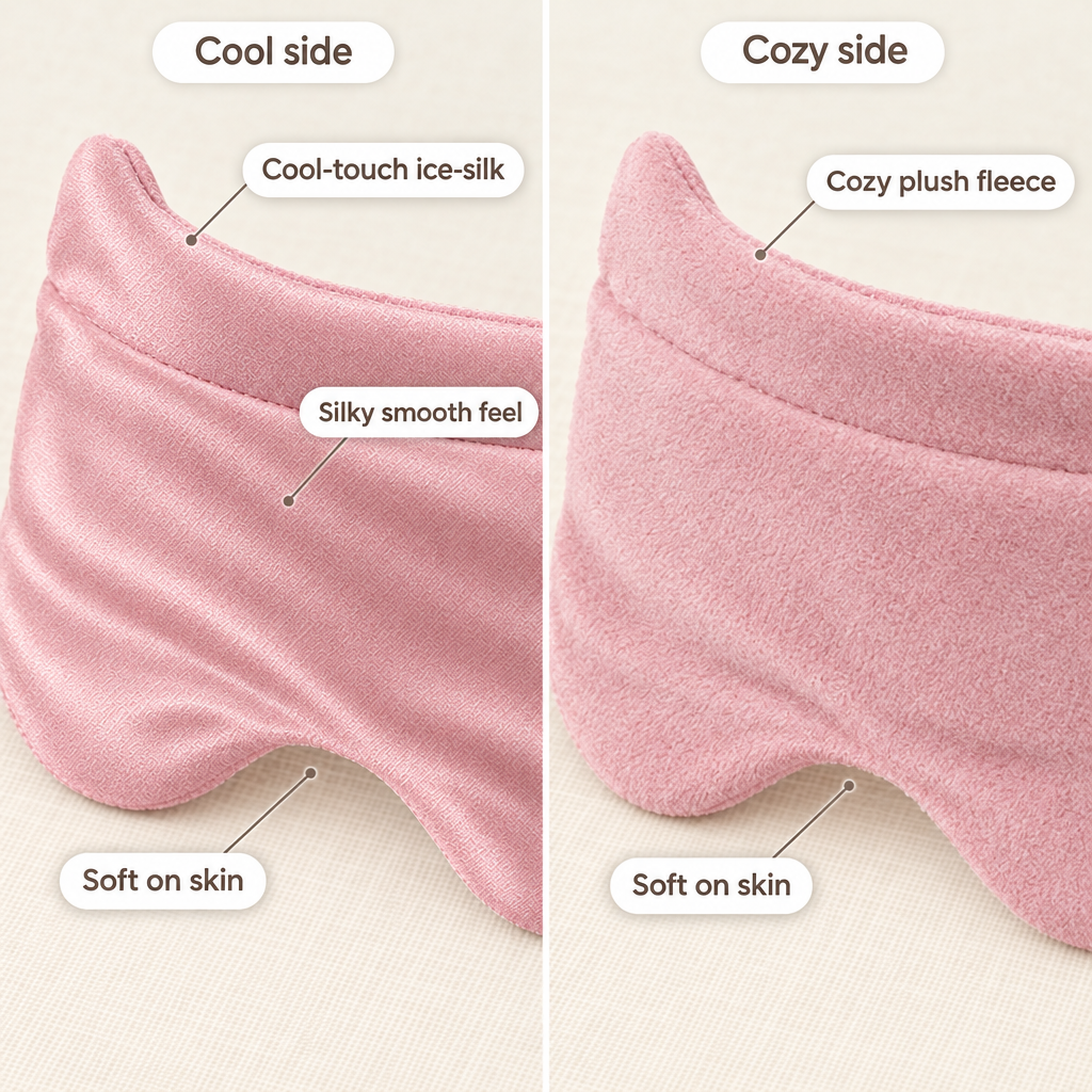 Velvetdrift Dual-Side Weighted Sleep Mask
